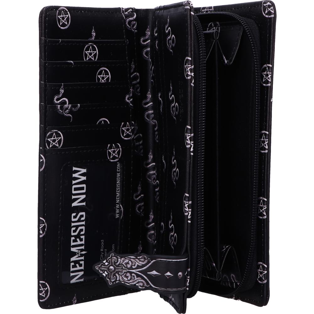 Baphomet Embossed Purse 18.5cm Gothic Wallet 5