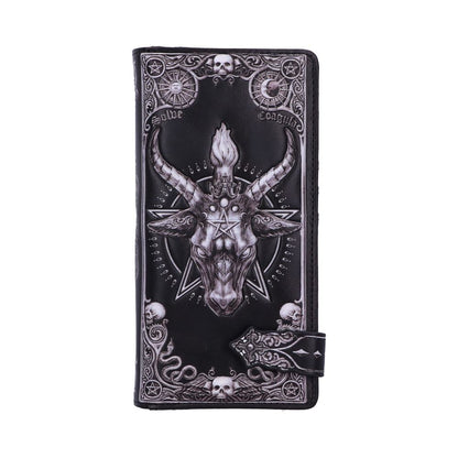 Baphomet Embossed Purse 18.5cm Gothic Wallet 1