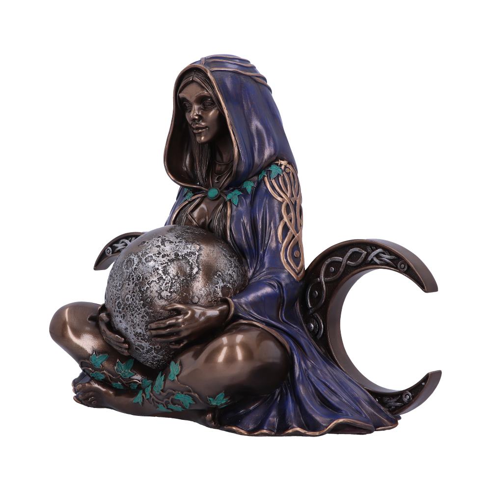 Triple Moon Goddess Bronze Statue 36cm 2