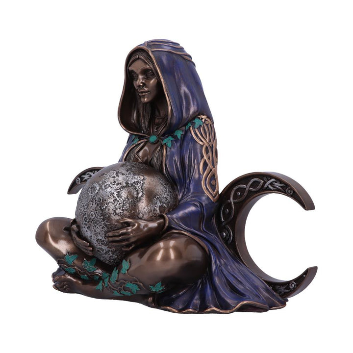 Triple Moon Goddess Bronze Statue 36cm