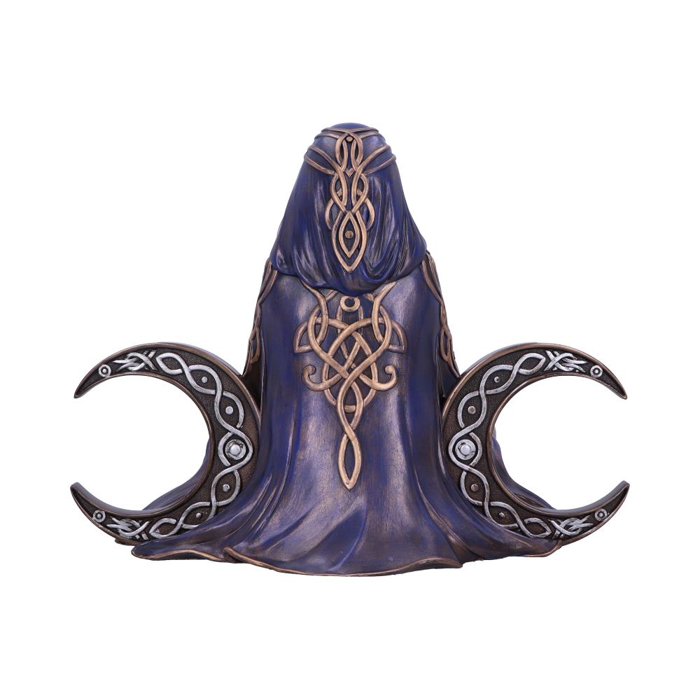 Triple Moon Goddess Bronze Statue 36cm 3