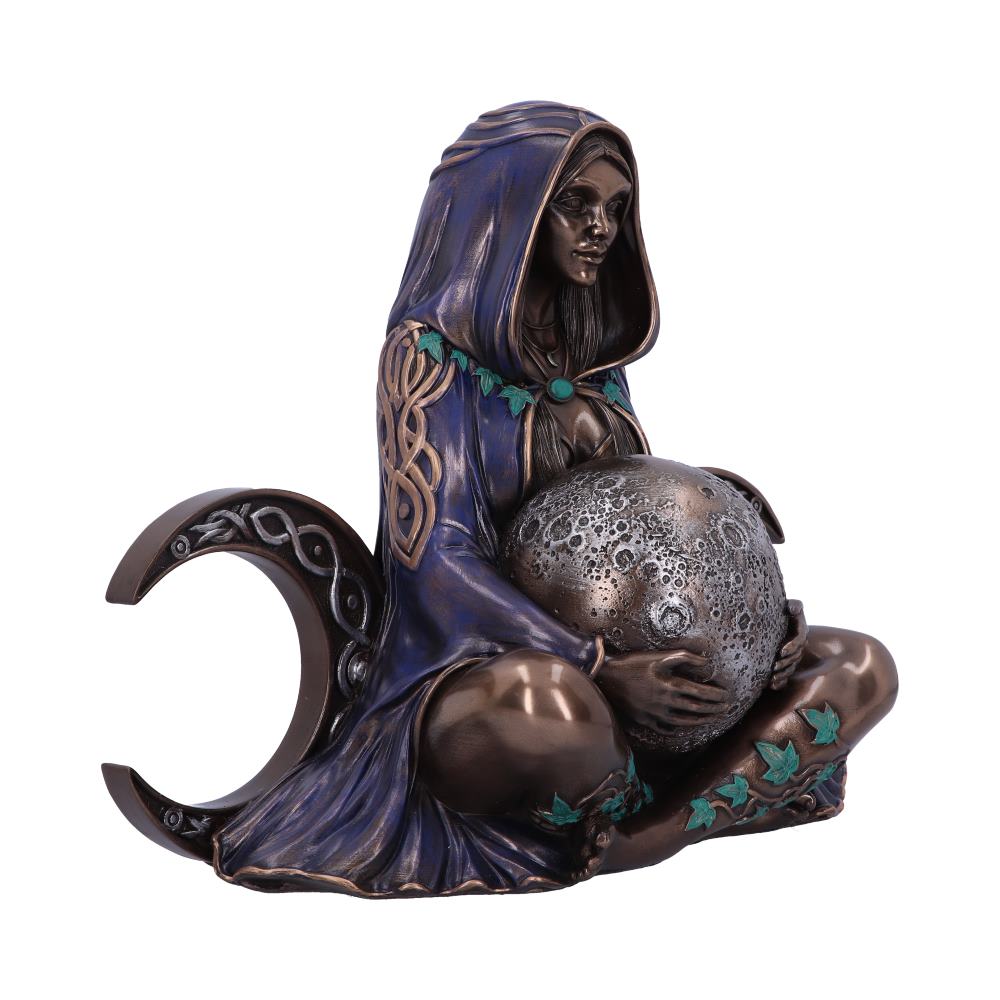 Triple Moon Goddess Bronze Statue 36cm 4