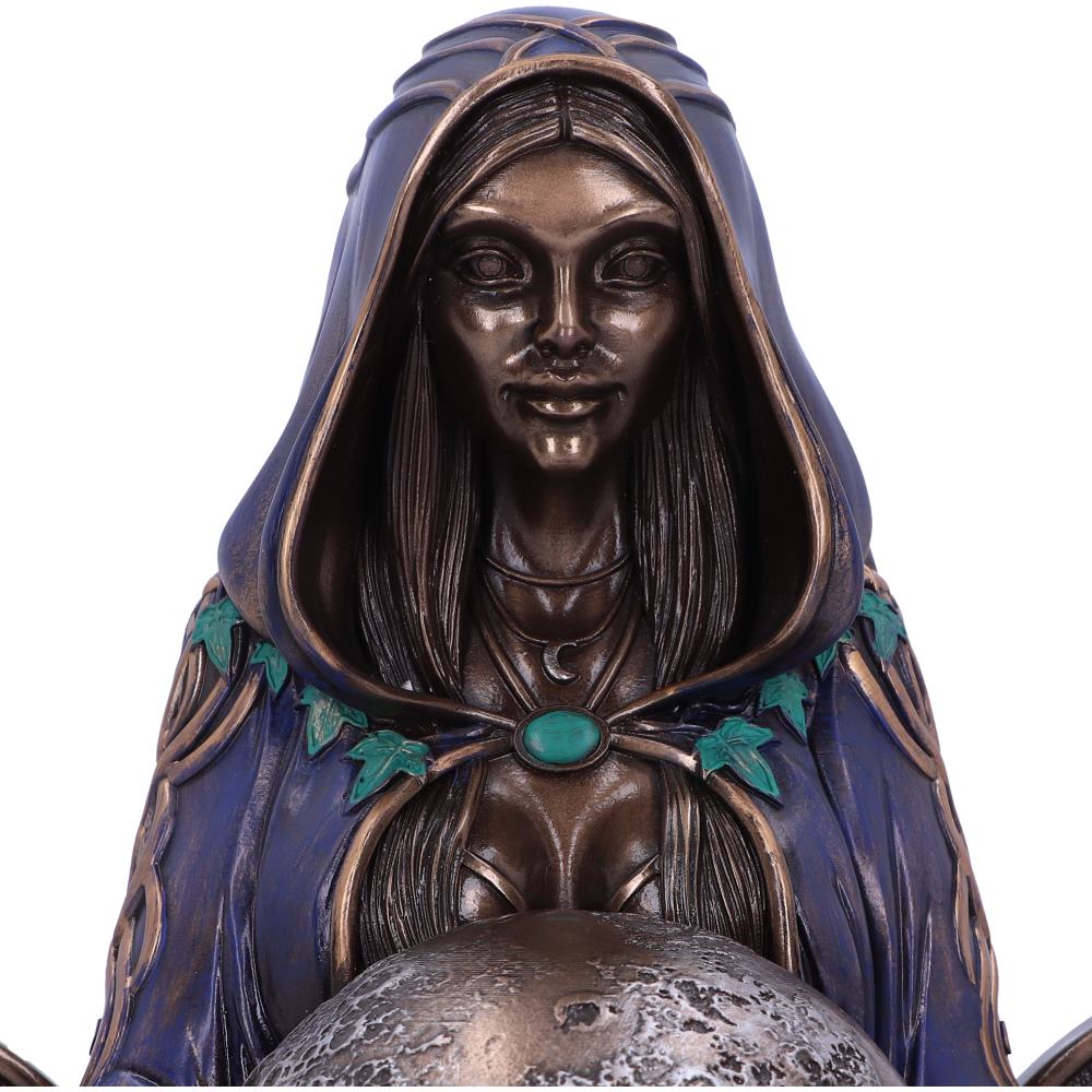 Triple Moon Goddess Bronze Statue 36cm 5