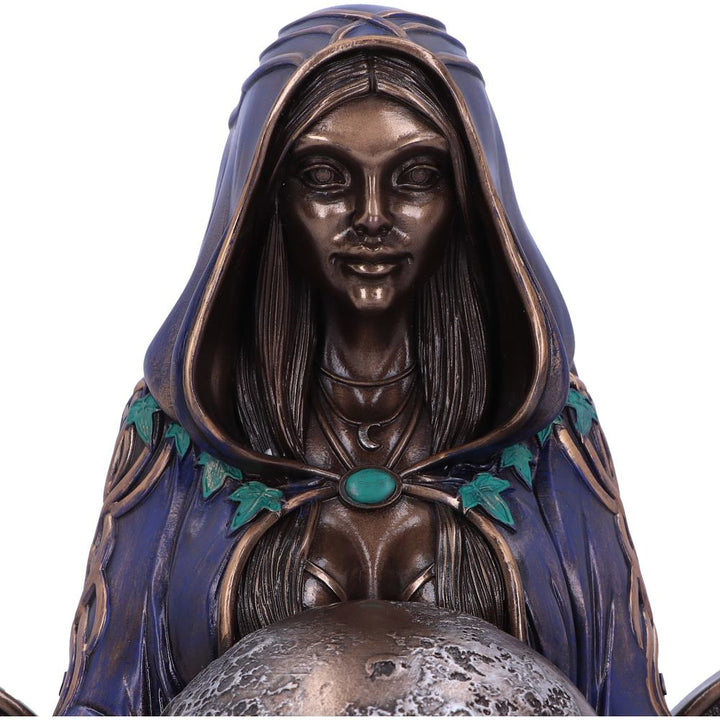 Triple Moon Goddess Bronze Statue 36cm