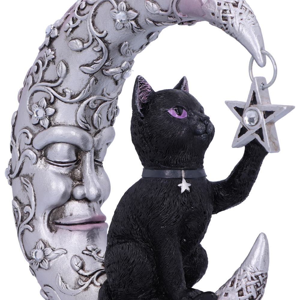Luna Companion Moon and Cat Ornament 18.8cm 6