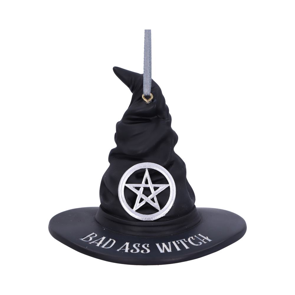 Bad Ass Witch Hanging Ornament 9cm 1