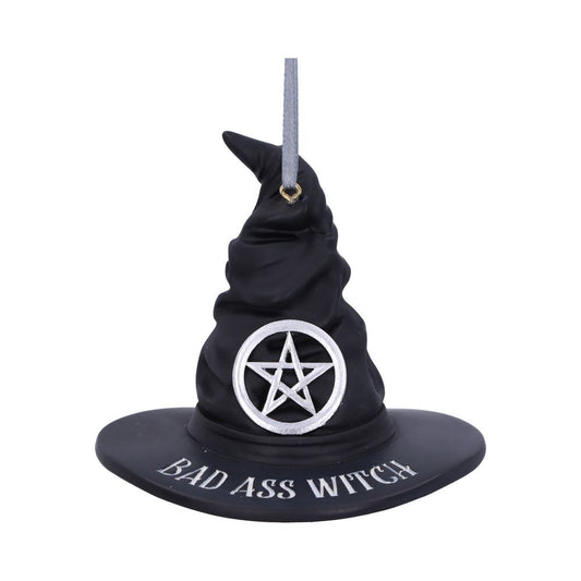 Bad Ass Witch Hanging Ornament 9cm 1