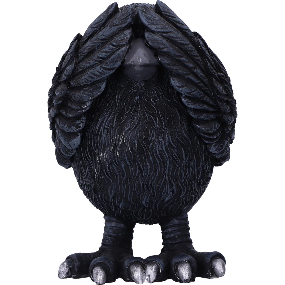 Three Wise Ravens Figurines 8.7cm 6