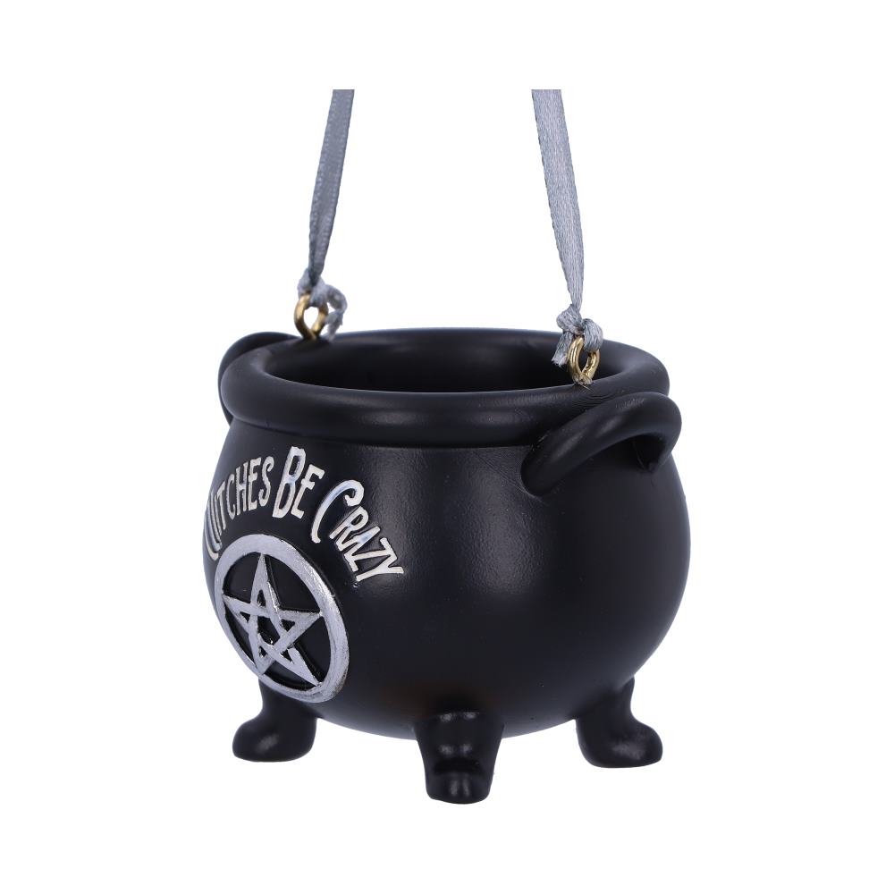 Witches Be Crazy Hanging Ornament 6.1cm 2