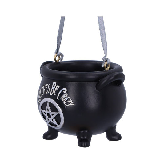 Witches Be Crazy Hanging Ornament 6.1cm 2