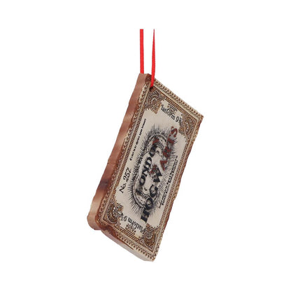 Harry Potter Hogwarts Express Ticket Hanging Ornament 4
