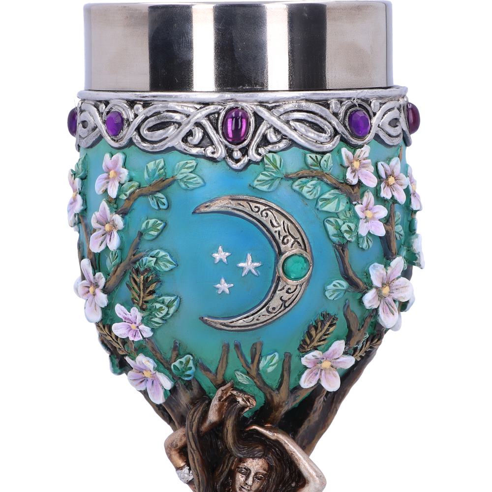 Triple Moon Goddess Maiden Goblet 20.8cm Drinking Mug