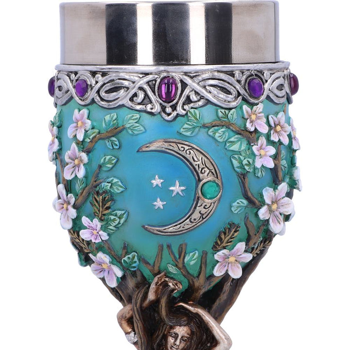 Triple Moon Goddess Maiden Goblet 20.8cm Drinking Mug