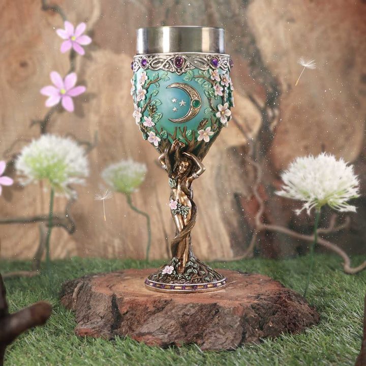 Triple Moon Goddess Maiden Goblet 20.8cm Drinking Mug