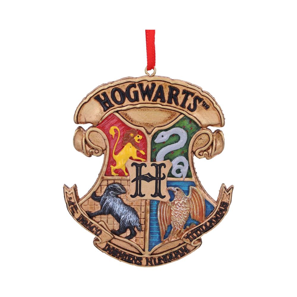 Harry Potter Hogwarts Crest Hanging Ornament 8cm 1