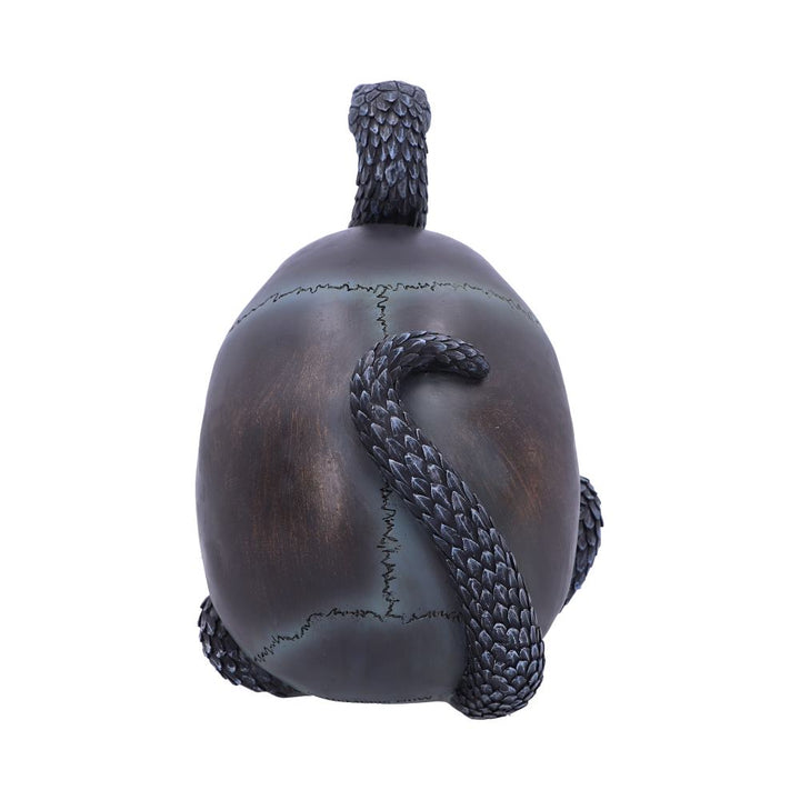Serpentine Fate Gothic Snake Skull 19cm 3