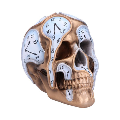 Time Goes By Clock Skull 17.5cm 1