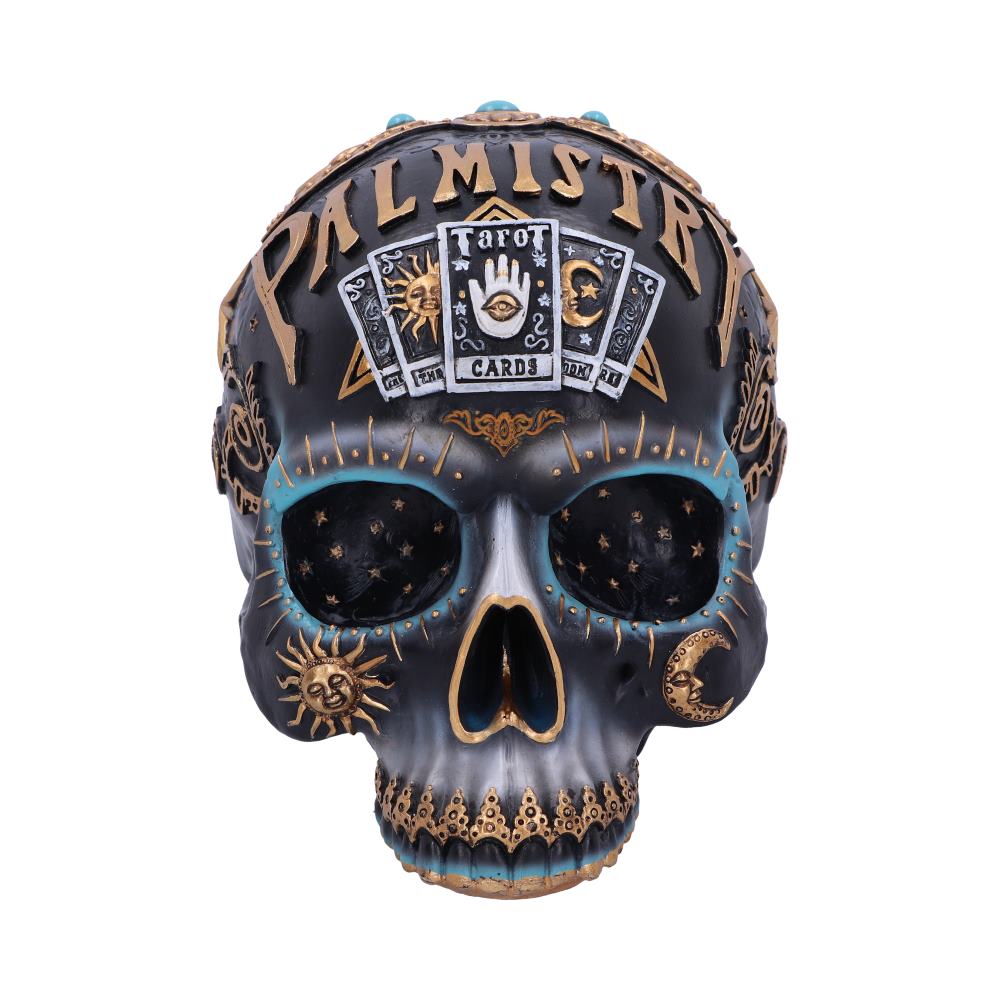 Destiny Palmistry Skull 18cm Resin Statue 2
