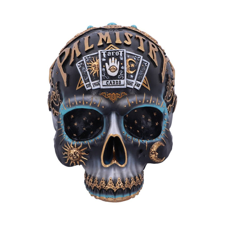 Destiny Palmistry Skull 18cm Resin Statue 2