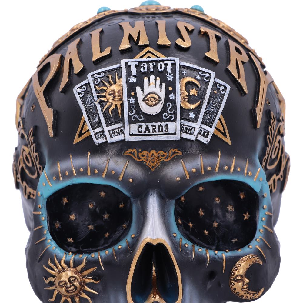 Destiny Palmistry Skull 18cm Resin Statue 5