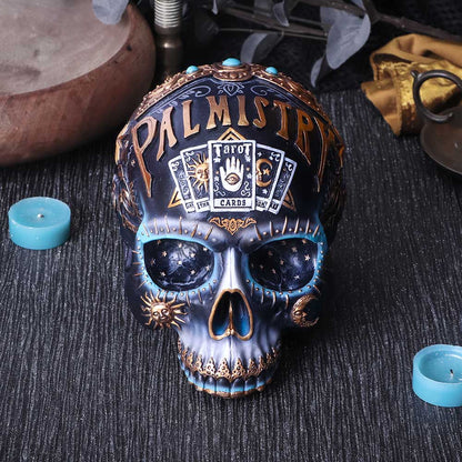 Destiny Palmistry Skull 18cm Resin Statue 8