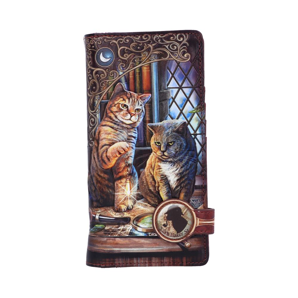 Purrlock Holmes Embossed Purse 18.5cm 1