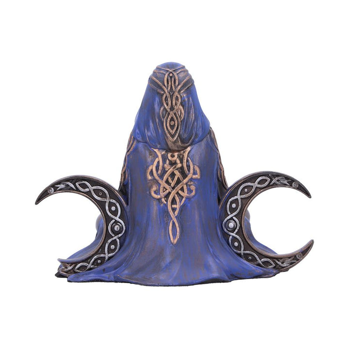 Mini Triple Moon Goddess Art Figurine 8.5cm Resin Statue