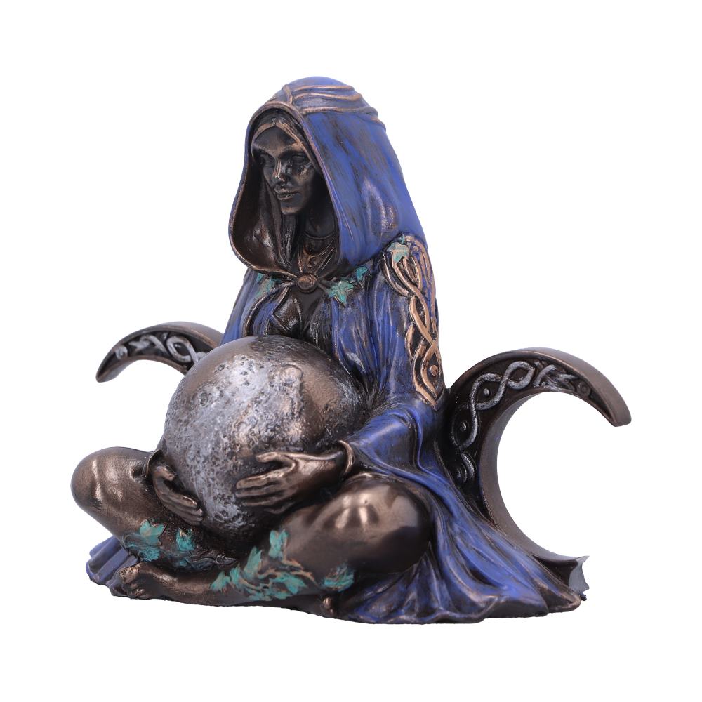 Mini Triple Moon Goddess Art Figurine 8.5cm Resin Statue 4