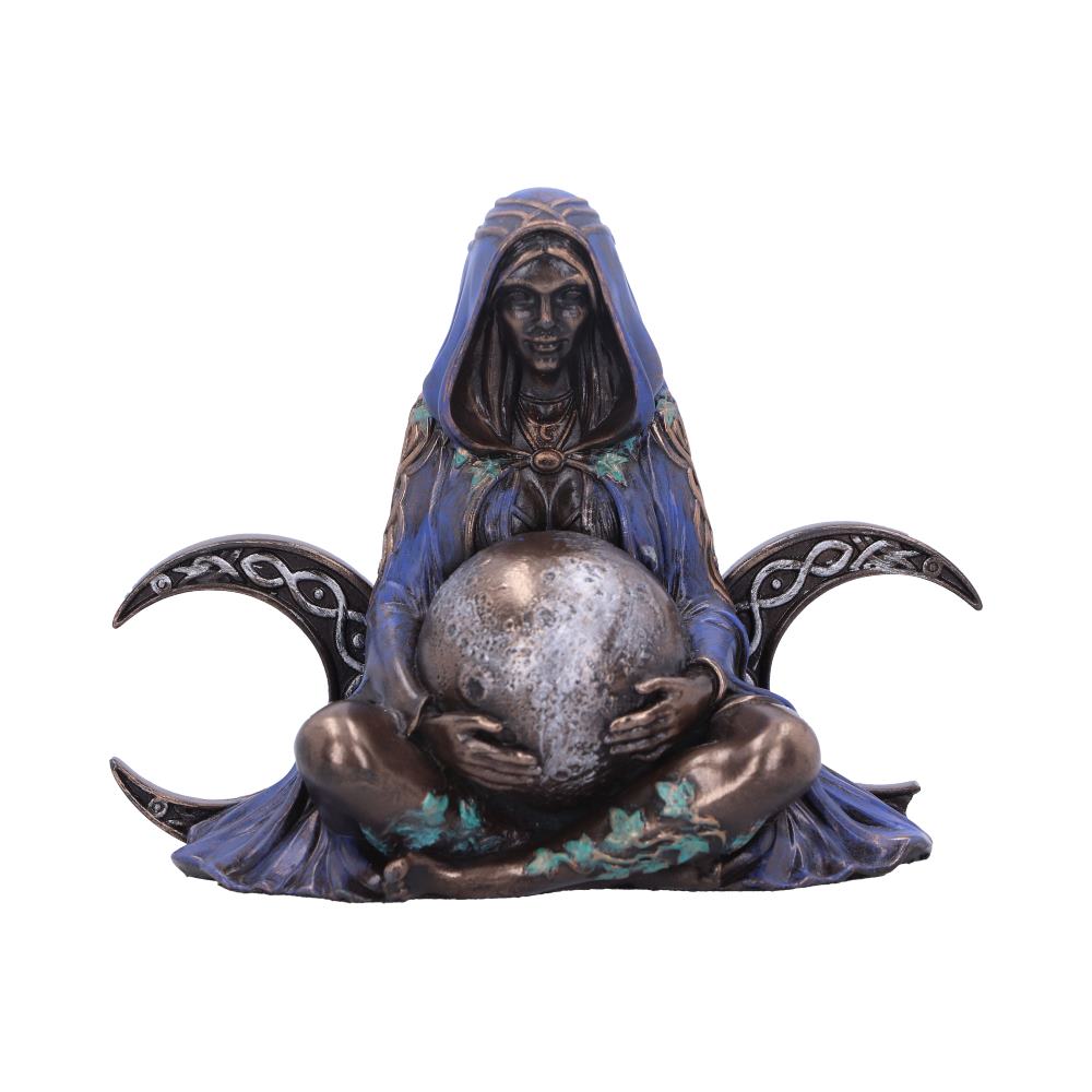 Mini Triple Moon Goddess Art Figurine 8.5cm Resin Statue 1