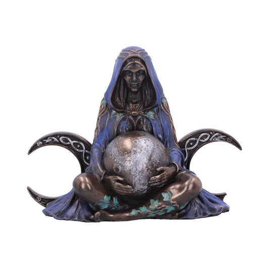 Mini Triple Moon Goddess Art Figurine 8.5cm Resin Statue 1