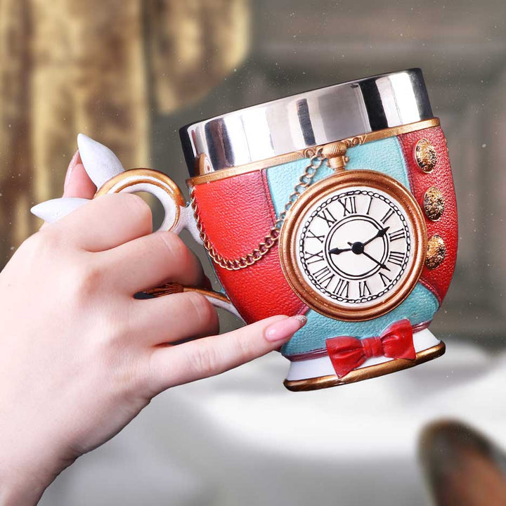 Pinkys Up White Rabbit Cup 11cm Drinking Mug 8