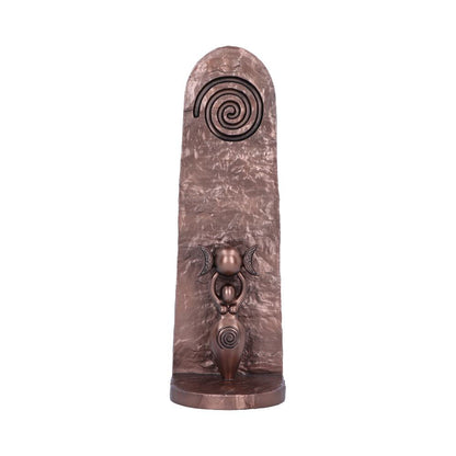 Exclusive Bronze Spiral Goddess Incense Holder 23.5cm 1
