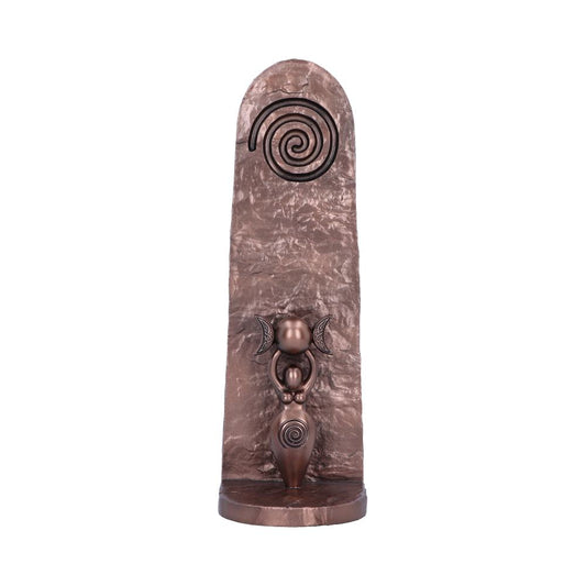 Exclusive Bronze Spiral Goddess Incense Holder 23.5cm 1