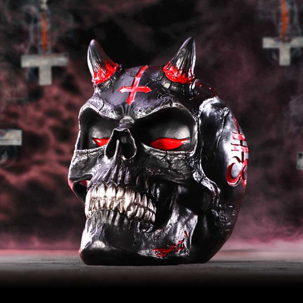 Infernal Skull 20cm Resin Statue by James Ryman 7