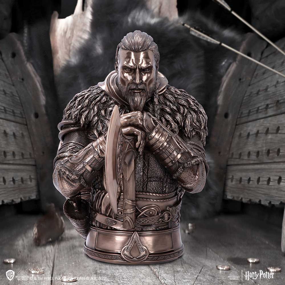 Assassins Creed Valhalla Eivor Bust Bronze 31cm Officially Licensed 7