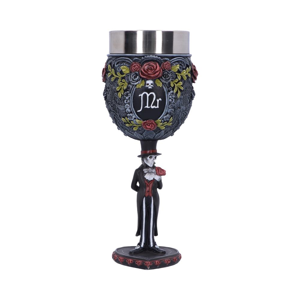 Gothic Skeleton Mr Goblet 21cm 1