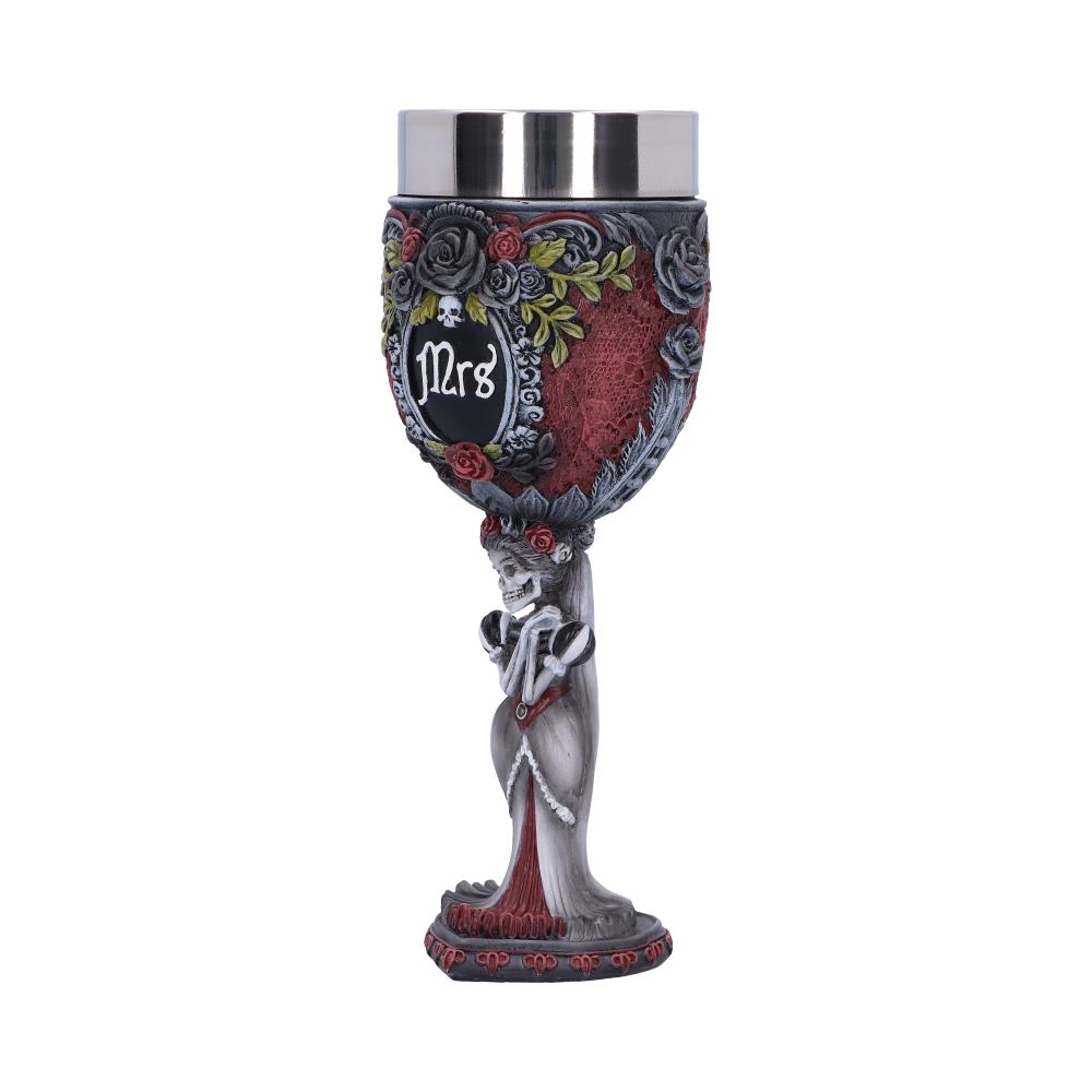 Gothic Skeleton Mrs Goblet 21cm Drinking Cup 2