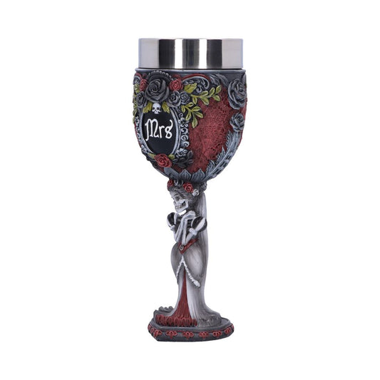 Gothic Skeleton Mrs Goblet 21cm Drinking Cup 2