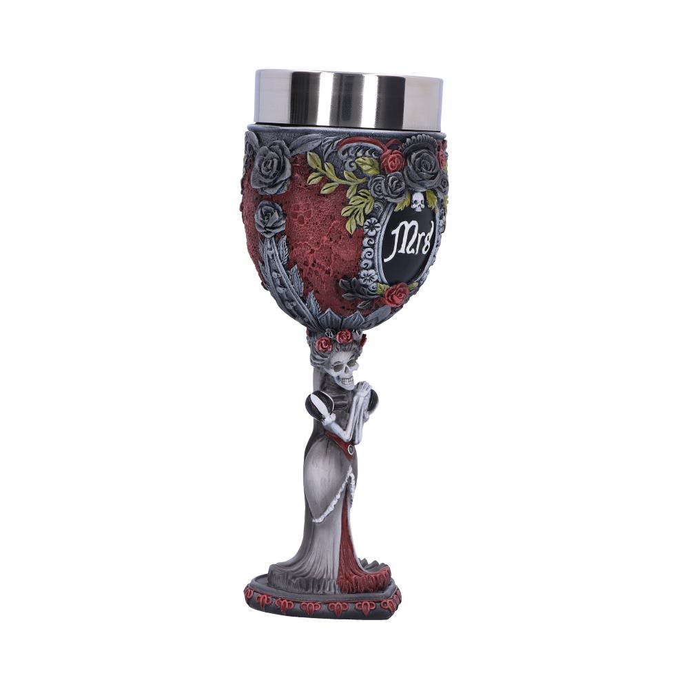 Gothic Skeleton Mrs Goblet 21cm Drinking Cup 4