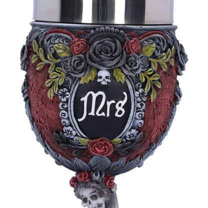 Gothic Skeleton Mrs Goblet 21cm Drinking Cup 5