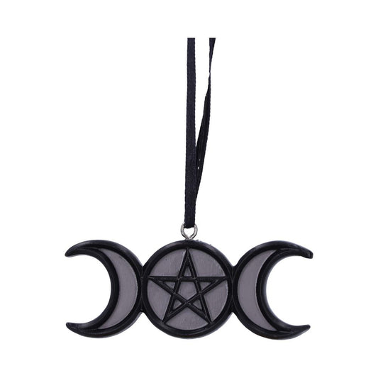 Witching Wares Triple Moon Magic Hanging Ornament 7.5cm 1