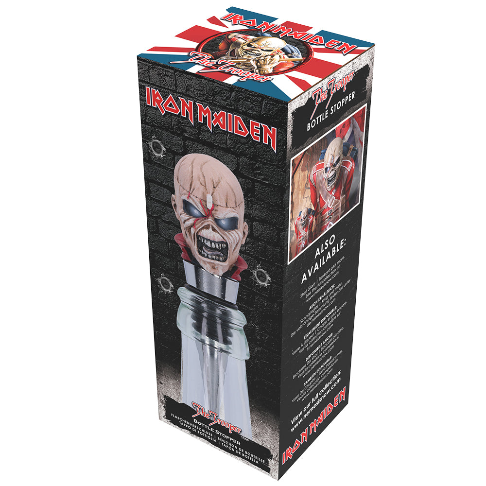 Iron Maiden Eddie The Trooper Bottle Stopper 10cm Officially Licensed 7