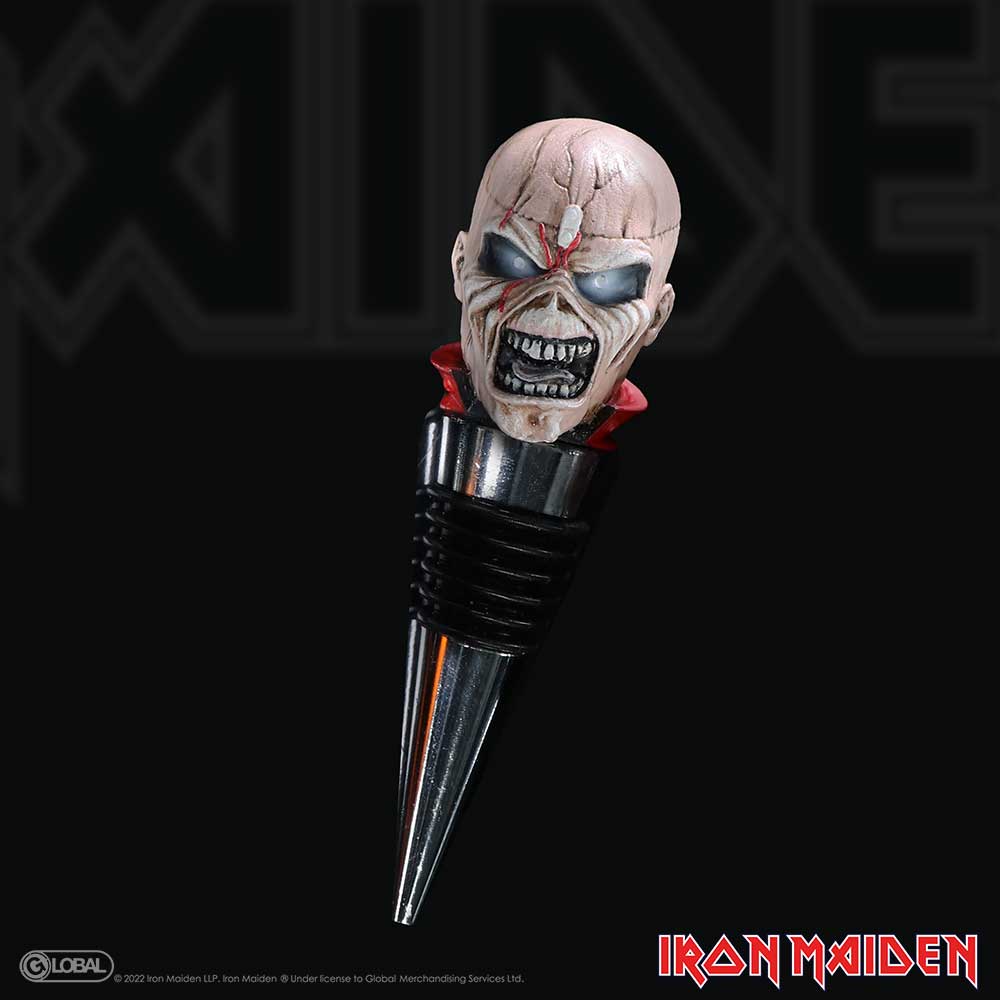 Iron Maiden Eddie The Trooper Bottle Stopper 10cm Officially Licensed 8