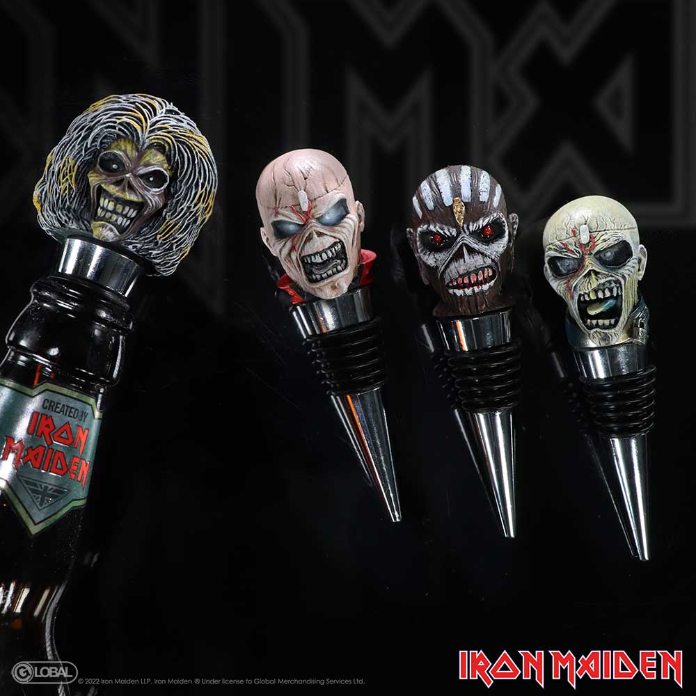 Iron Maiden Eddie The Trooper Bottle Stopper 10cm Officially Licensed 9