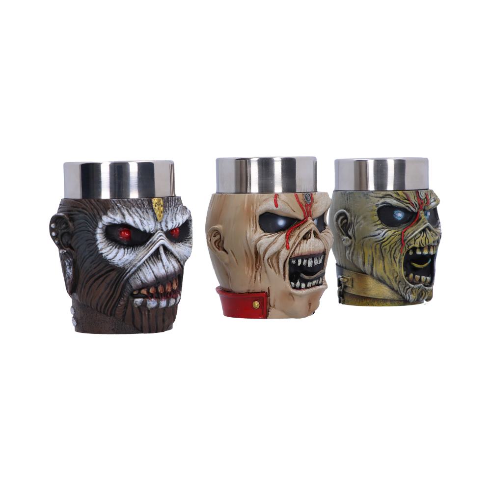 Iron Maiden Eddie Shot Glass Set 9cm Officially Licensed 4