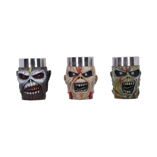 Iron Maiden Eddie Shot Glass Set 9cm Officially Licensed 1