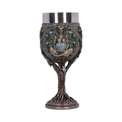 Bronze Mother Earth Goblet 20cm 1