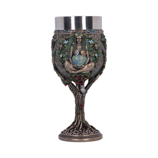 Bronze Mother Earth Goblet 20cm 1