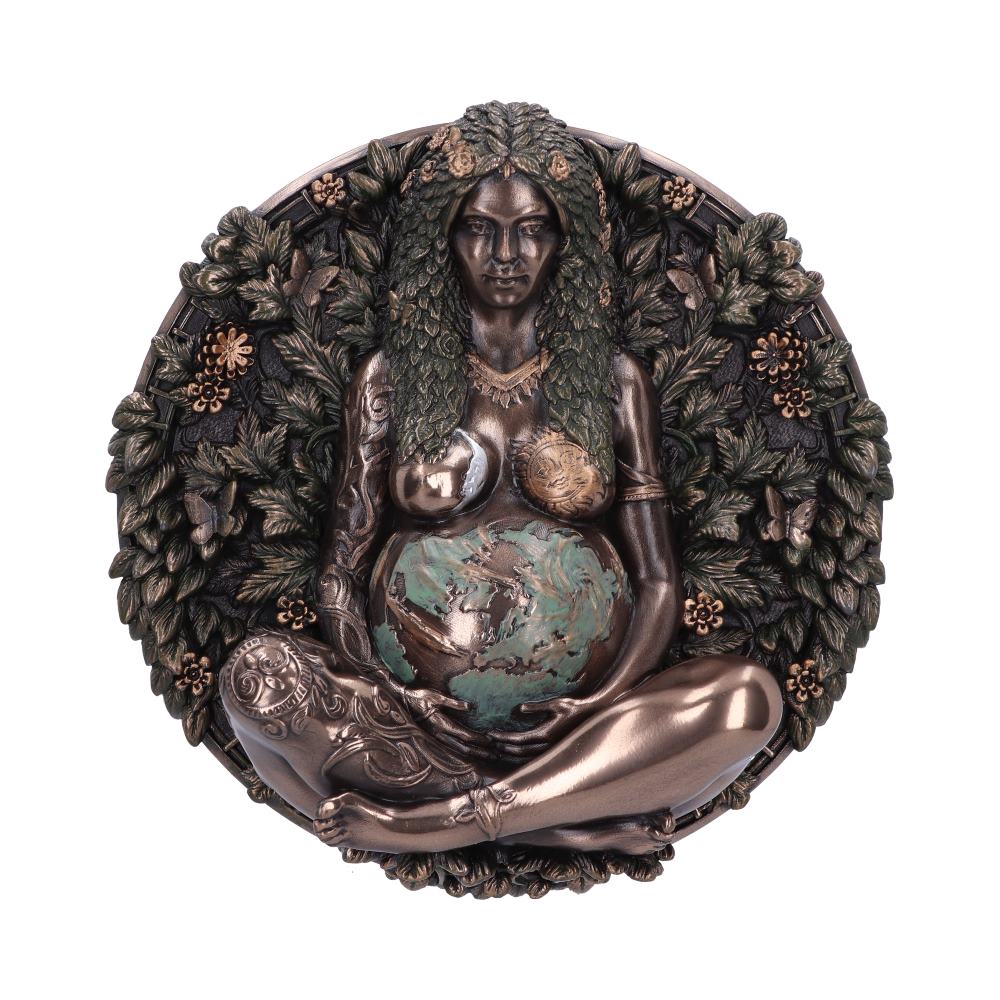Bronze Mother Earth Wall Plaque 15cm 1
