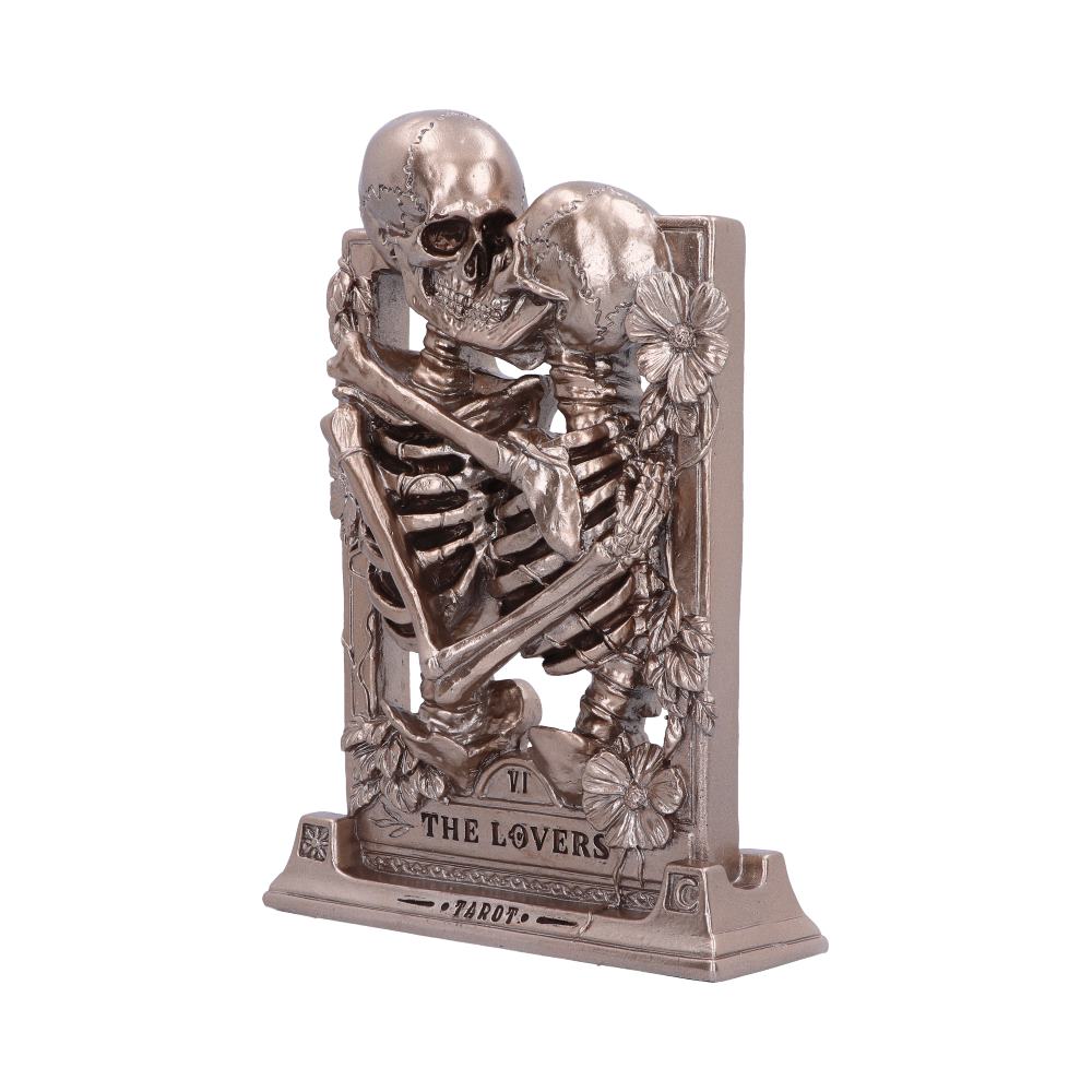 The Lovers Bronze Gothic Skeleton Ornament 20.5cm 2